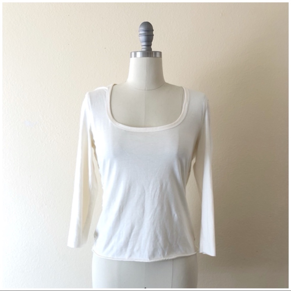 Anthropologie Creme Blouse Beige Shirt NWT